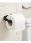 Mey İthalat® Duvara Monte Siyah Peçetelik Minimal Banyo Aksesuarı