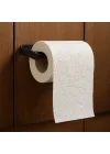 Mey İthalat® Duvara Monte Siyah Peçetelik Minimal Banyo Aksesuarı