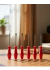 Mey İthalat® Düz ve Yıldız Başlıklı 7li Tornavida Seti Ergonomik Tutma