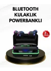 Mey İthalat® E10 Kablosuz Bluetooth Kulaklık – 3D Ses, Powerbank Şarj Kutusu