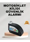 Mey İthalat® Ekonomik Alarm Disk Kilidi Motosiklet Scooter Bisiklet Güvenlik