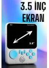 Mey İthalat® El Atarisi 3.5 inç Ekran Çift Konsol 666 Adet Retro Oyun Gamepad