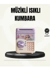 Mey İthalat® Elektronik Şifreli ATM Görünümlü Çocuk Kumbarası Mor