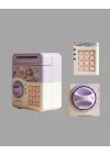 Mey İthalat® Elektronik Şifreli ATM Görünümlü Çocuk Kumbarası Mor