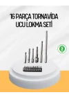 Mey İthalat® Ergonomik 16 Parça Bits Tornavida Uç ve Adaptör Seti