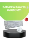 Mey İthalat® Ergonomik Kablosuz Klavye Mouse Takımı - Tam Boy, Sessiz ve Güvenilir