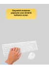 Mey İthalat® Ergonomik Kablosuz Klavye Mouse Takımı - Tam Boy, Sessiz ve Güvenilir