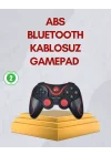 Mey İthalat® Ergonomik Tasarımlı Kablosuz Bluetooth Gamepad Titreşimli