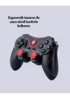 Mey İthalat® Ergonomik Tasarımlı Kablosuz Bluetooth Gamepad Titreşimli