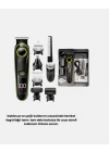 Mey İthalat® Erkek Bakım Seti 5’i 1 Arada Şarjlı Paslanmaz Çelik Başlıklı