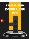 Mey İthalat® Ev ve Ofis İçin Akıllı Çoklu Priz 7 Girişli