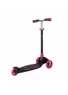 Mey İthalat® 3 Tekerlekli Katlanabilir Işıklı Pembe Scooter