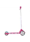 Mey İthalat® Işıklı Move N Groove Pembe Üç Tekerlekli Scooter