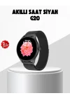 Mey İthalat® G20 Mini Akıllı Saat – iPhone & Android Uyumlu, Adım Sayar ve Uyku Takipli