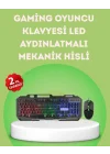 Mey İthalat® Gaming Klavye ve Mouse Seti PG8018 – Dayanıklı Tuşlar, Hızlı Komut