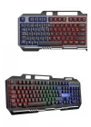 Mey İthalat® Gaming  Klavyesi Led Aydınlatmalı Mekanik Hisli