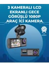 Mey İthalat® Gece Görüşlü 3lü Araç Kamerası – Geri Görüş Destekli, 170° Geniş Açı