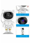 Mey İthalat® Gece Lambası Astronot Bluetooth Hoparlörlü Galaksi Işık Projektörü