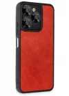 Mey İthalat®  General Mobile Era 30 Kılıf Aras Deri Kapak - Kırmızı