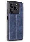 Mey İthalat®  General Mobile Era 30 Kılıf Flip Cover - Lacivert
