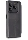 Mey İthalat®  General Mobile Era 30 Kılıf Flip Cover - Siyah