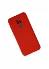 Mey İthalat®  General Mobile GM 20 Kılıf Nano içi Kadife Silikon - Kırmızı