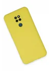 Mey İthalat®  General Mobile GM 20 Kılıf Nano içi Kadife Silikon - Sarı