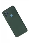 Mey İthalat®  General Mobile GM 21 Kılıf Nano içi Kadife Silikon - Koyu Yeşil