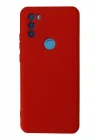 Mey İthalat®  General Mobile GM 21 Plus Kılıf Nano içi Kadife Silikon - Kırmızı