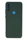 Mey İthalat®  General Mobile GM 21 Plus Kılıf Nano içi Kadife Silikon - Koyu Yeşil