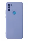 Mey İthalat®  General Mobile GM 21 Plus Kılıf Nano içi Kadife Silikon - Lila