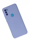Mey İthalat®  General Mobile GM 21 Plus Kılıf Nano içi Kadife Silikon - Lila