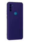 Mey İthalat®  General Mobile GM 21 Plus Kılıf Nano içi Kadife Silikon - Mor
