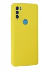 Mey İthalat®  General Mobile GM 21 Plus Kılıf Nano içi Kadife Silikon - Sarı
