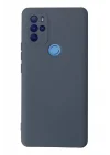 Mey İthalat®  General Mobile GM 21 Pro Kılıf Nano içi Kadife Silikon - Gri