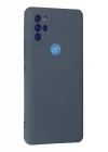Mey İthalat®  General Mobile GM 21 Pro Kılıf Nano içi Kadife Silikon - Gri