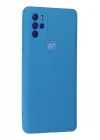 Mey İthalat®  General Mobile GM 21 Pro Kılıf Nano içi Kadife Silikon - Mavi