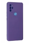 Mey İthalat®  General Mobile GM 21 Pro Kılıf Nano içi Kadife Silikon - Mor