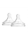 Mey İthalat®   Geniş Ağız 2.Evre 2Li Silikon Biberon Emziği