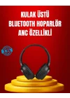 Mey İthalat® Geniş Frekans Aralıklı Bluetooth Kulak Üstü Kulaklık