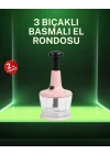 Mey İthalat® Geniş Hazneli Manuel Doğrayıcı Ev Tipi Kullanım