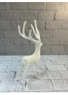 Mey İthalat® GEYİK FİGÜRÜ BEYAZ