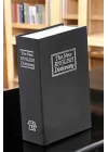 Mey İthalat® Gizli Kasa İngilizce Sözlüğü Kitap Görünümlü Anahtarlı Gizli Mini Çelik Kasa Kilitli