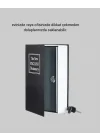 Mey İthalat® Gizli Kitap Kasa – Metal Gövdeli, Anahtarlı