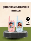 Mey İthalat® Görüntülü Walkie Talkie Çocuklar İçin Video İnterkomlu Oyuncak