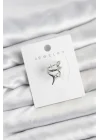 Mey İthalat® Gümüş Renk Pirinç Diken Model Kıkırdak Earcuff Küpe