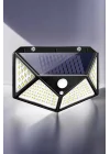 Mey İthalat® Güneş Enerjili Bahçe Aydınlatma Lambası Solar 100 Led Lamba