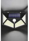 Mey İthalat® Güneş Enerjili Bahçe Aydınlatma Lambası Solar 100 Led Lamba