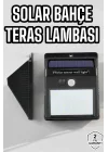 Mey İthalat® Güneş Enerjili Bahçe Lambası Solar Gece Aydınlatma Sensörlü Lamba
