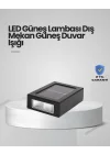 Mey İthalat® Güneş Enerjili LED Duvar Aydınlatması